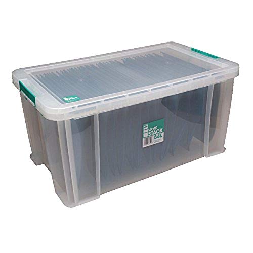 StoreStack 54 Litre Storage Box W640xD380xH310mm Clear RB77234
