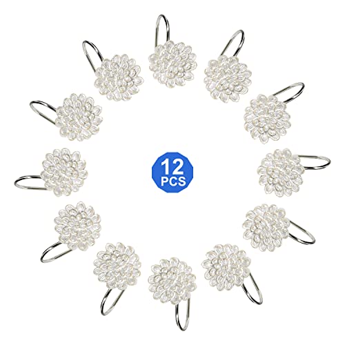 Popular Bath Shower Hooks Rose Vine, Beige-Taupe #TOP3