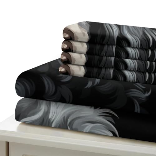 Parure de lit caniche 3D en microfibre super douce qualité premium - 6