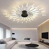JAYMP Ceiling Light Modern Flower Shape Ceiling Lamp for Living Room Bedroom Flush Mount Metal Acryl