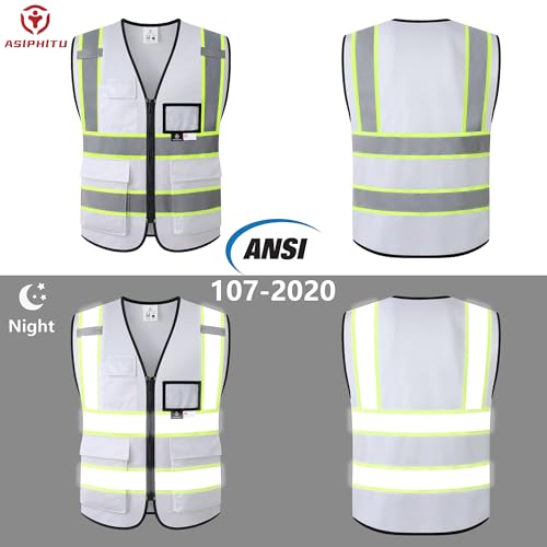 Image of Safety Vest for Men Women Reflective Construction Vest