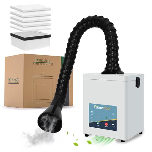 FumeClear FC2001A Lötrauchabsorber Lötrauchabsaugung, 120 to 180m³/h starke Absaugung,...