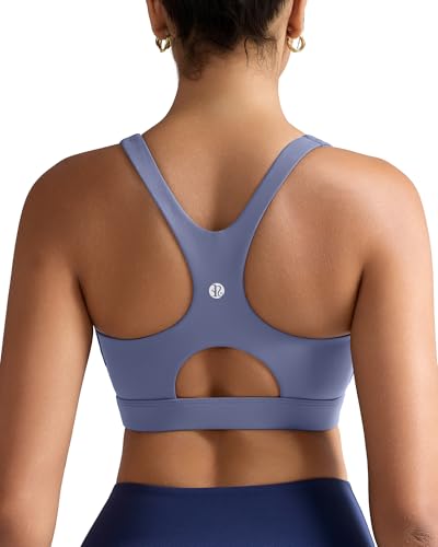 Image of RUNNING GIRL Sports Bras for Women High Support,Racerback High Impact Sports Bra Moulded Cup Workout Bra Push up