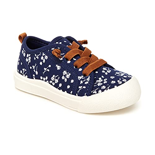 Oshkosh B'gosh Girls Salt Casual Shoe, Navy/Tan, 8 Toddler #TOP20