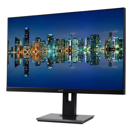 Image of Acer Vero B7 B277 E 27 inch 1080P Full HD IPS 100 Hz 4 ms Backlit Anti-Glare Widescreen LCD Monitor, 2-Pack Bundle with Adaptive Sync, Eye Care, VGA, HDMI, DisplayPort, Integrated Speakers
