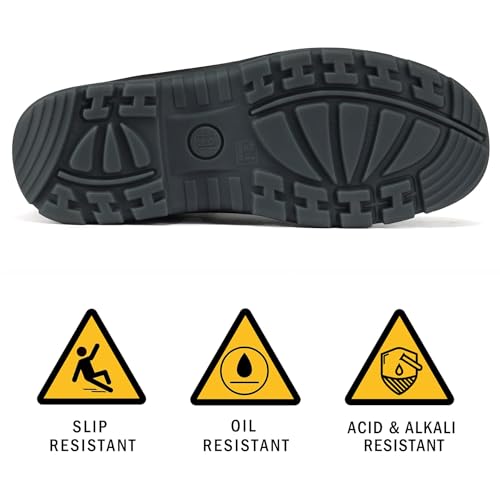 CONRAD Men's EH 6" Soft Toe/Composite Toe Slip Resistant Waterproof Anti-Puncture Work Boots, Durable & Breathable3
