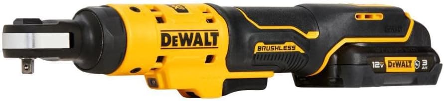 DEWALT XTREME™ 12V MAX* Brushless 1/4 in. Ratchet Kit (DCF504GG1)