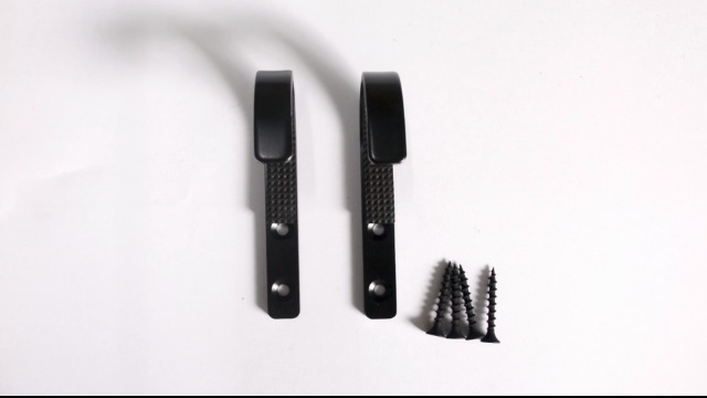 Made In USA Wall Mount Gun Rack Rifle Shotgun Hanger Felt Lined J Hooks 2 Packs - Foto 10