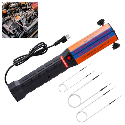 Induction Bolt Heater Tool, 1100w 110v Heat Induction Bolt Removal, Magnetic Induction Heater Kit for Rusty Screw Removal with 3 Coils, 1-Yr Service