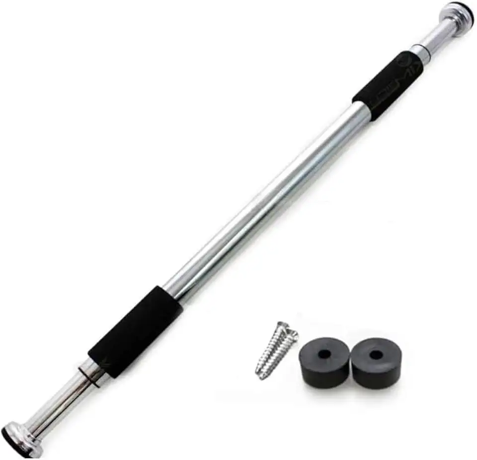 PRATITO Barra Fixa De Porta Para Exercícios Ajustável 62 A 100 CM Flexão Fixa Musculação