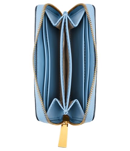 Image of MICHAEL Michael Kors Womens Jet Set Small Zip Around Card Case Chambray 1 One Size One Size