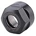 AYNEFY ER11 Collet Clamping Nut, Strong Clamping Force Chuck Holder for Tool Handle and Extension Bar, with Durable Material for Machinery Industry (M15*1 ER11A)