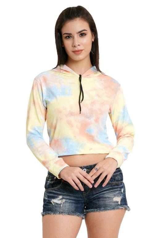 LookMark Women's Cotton Blend WT401-L Hooded Neck Sweatshirt