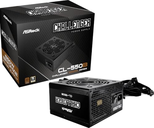 Alimentation+ATX+ASRock+Challenger+Bronze+-+550W+%28Noir%29
