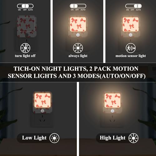 Lámpara nocturna LED Qilmy con sensor, 2 unidades miniatura 4