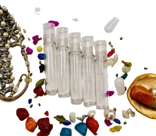 PackDost Roll On Bottles Empty Reusable, Refillable, Multi-Purpose - 10 ml, Set Of 20, Transparent-picture-31