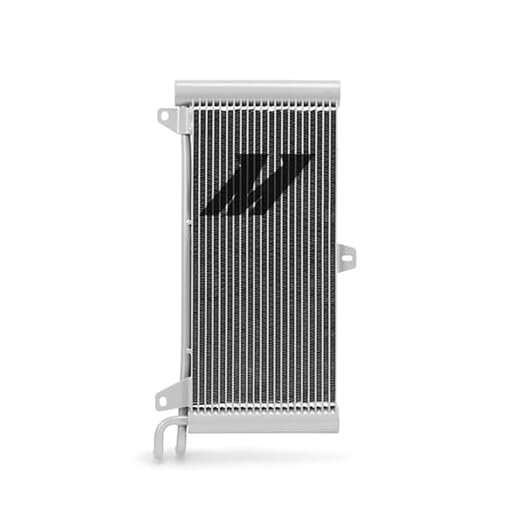 Mishimoto MMTC-RAM-94SL Transmission Cooler Compatible With Dodge Ram Cummins 5.9L 1994-2002 Silver