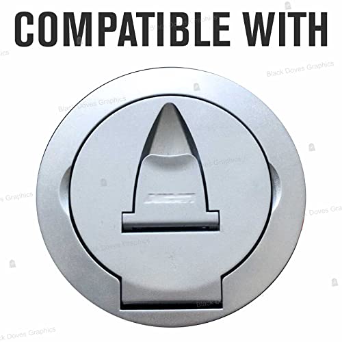 3D-Aufkleber Tankdeckel kompatibel mit/Ersatz für Ducati Monster 696 796 1100 Streetfighter 2011-2021 1098 848 Diavel 1198 und Aprilia…