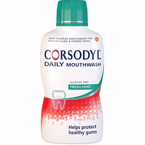 CORSODYL DAILY 500ml FRESH & COOL MINT EVERYDAY GUM PROTECTION MOUTH WASH (FRESH MINT)