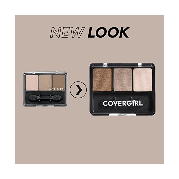 COVERGIRL - Eye Enhancers 3-Kit Eyeshadow, silky, sheer formula, double ended applicator, 100% Cruelty-free