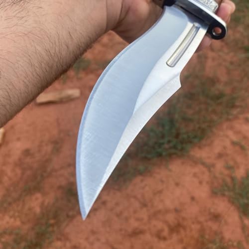 Faca Tática Militar Churrasco Extremamente Afiada Fulltang Super Luxuosa Com Bainha