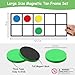 Big Magnetic Ten Frame Set, Opret 52 Pieces Math Manipulatives for Elementary, Kindergarten Classroom Must Haves Math Games with Storage Bag, Ages 5+, 4 Frames, 44 Counters, 2 Plus and 2 Minus