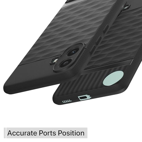 Image of Outlouders Bumper Case for CMF by Nothing Phone 1 5G | Full Camera Protection | TPU Soft Flexible Shockproof Back Cover (Black)