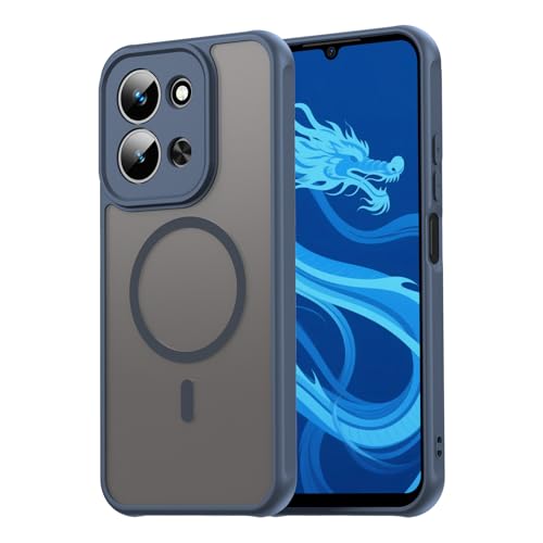 Image of Compatible with Xiaomi Poco C85 5G Case Cover,Compatible with MagSafe,Anti-Fall,Compatible with REDMI 15C (173mm) 2508CRN2BC 2508CRN2BG 25062RN2DE Cell Protective Phone Case Blue