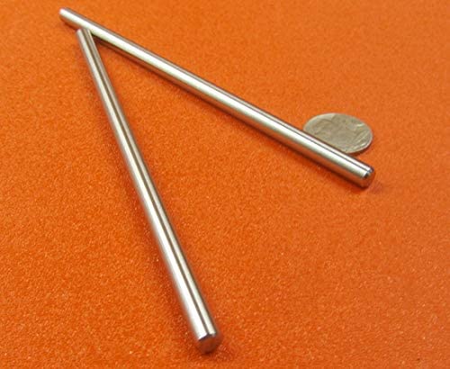 316 Stainless Steel Hardened Shaft .250" Diameter x 6" Long 1 pc