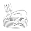 Cable de carga USB C a USB C para Apple iPhone 17/16/15, cargador rápido de 6 pies de largo, cable de alimentación USBC a USB-C para iPhone 17/16 Pro/Pro Max/Air, MacBook Air de 13 pulgadas, iPad Pro