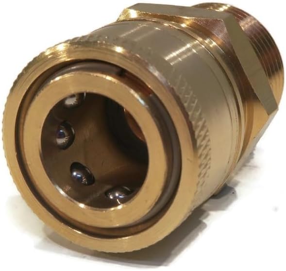 #US Replace Parts Pressure Washer Quick Connect M22 FPT X 3 8" Plug M22 MPT X 3 8" Coupler Set (datG.0825#01411)