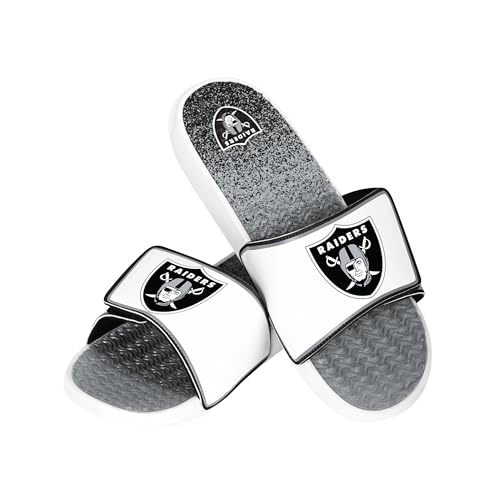 Image of FOCO mens Nfl Primary Team Logo Gradient Gel Slide Sandals