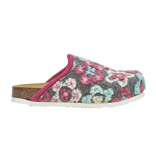 Mules Scholl enfant Bioprint vert rose contre fatigue pieds 32