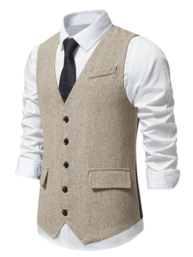 Men's Suit Vest Business Waistcoat2
