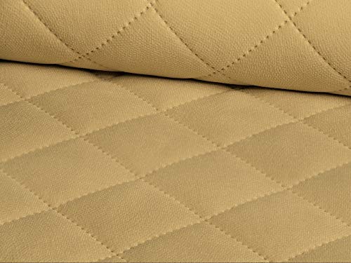 2,5 Meter Polsterstoff Webstoff Bezugstoff Alcala Gesteppt 42 Beige 2,5 Meter Polsterstoff Webstoff Bezugstoff Alcala Gesteppt 42 Beige