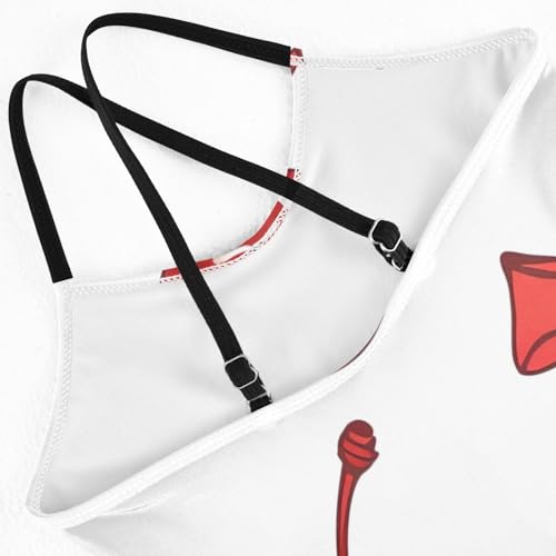 Cherry and Bow Girls Swimsuit One Piece Bathing Suit Beach Swimwear4