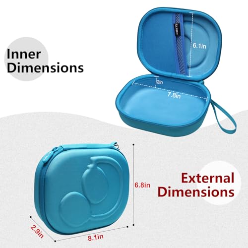 Image of LTGEM Carry Hard case for JBL Live 660NC /460NC /650BT Series and JBL Tune 500BT /570BT /510BT Series and Other Types of Headphones. (Sky Blue)