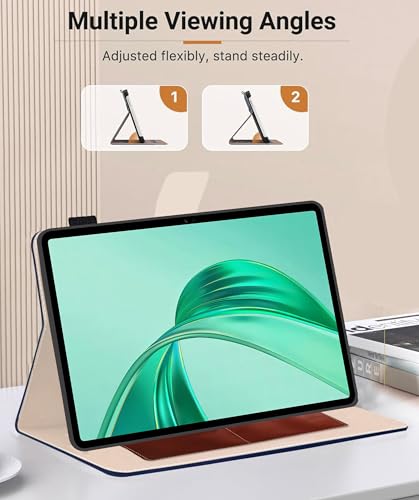 Image of TGK Flip Case Cover for Honor Pad X8a 11 inch Tablet with Stylus Holder (Blue)