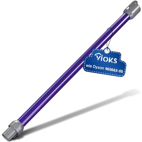 VIOKS Saugrohr Verlängerungsrohr Lila Ersatz für Dysоn Rohr 965663-05 - Dysоn V6 Rohr mit Elektroanschluss - Dysоn Teleskoprohr V6 / Zubehör Dysоn DC62 Ersatzteile - für DC44, DC58, DC59, DC61, DC62