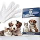 Petclear Fellpflegetücher Feuchttücher hund Reinigungstücher Handschuhtücher für Hunde und Katzen, desodorierende Reinigungstücher Handschuhe, hypoallergen,reinigt Pfoten und Haare (10pcs/Pack)
