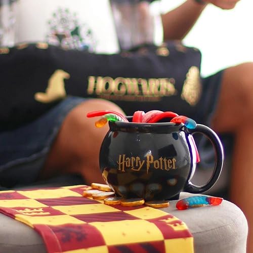 Zona Criativa Caneca 3D Formato Caldeirão Hogwarts Harry Potter 500 ml