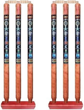 Ankaro Cricket Wooden Stump Set with Base,Wooden Wicket Set with Base,Cricket Stump Set,Cricket Stumps Wooden with Base 6 Witckets… (B07Y3YNY58) Amazon Price History, Amazon Price Tracker