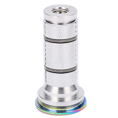 Auriculares de Horquilla de Carbono para Bicicleta, Expansor de Auriculares para Bicicleta, Cubierta Superior, Moleteado CNC, Textura Transparente(cubierta de auriculares de color deslumbrante)