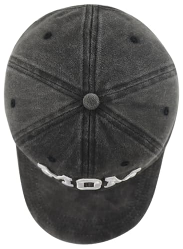 Image of Mom and Dad Hats for Men Women, Funny Adjustable Cotton 3D Embroidered Mama Papa Baseball Cap