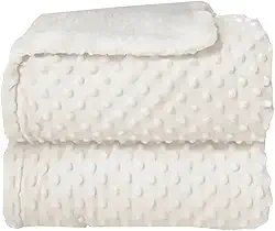 Cobertor Para Bebê Pipoquinha Dupla Face Manta Soft Bolha Branco