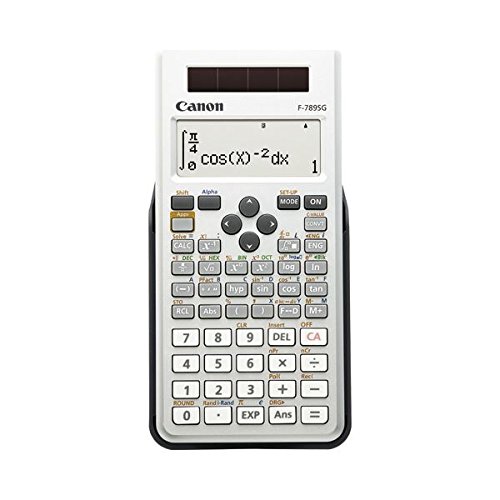 Amazon.co.jp: キヤノン 関数電卓 F-789SG-SL SOB 20桁 教科書ビュー 
