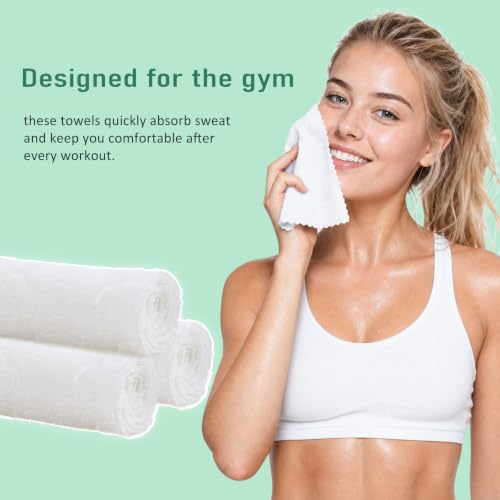 Image of twoworld 140 Moist Cotton Towel Bulk Moist Towelettes Individually Wrapped | White Towel Services,Refreshment Pre Moistened Towels Lavender Lemon Mint Unscented Peach Rose Coconut for Sport 8.7 inch x 8.7 inch