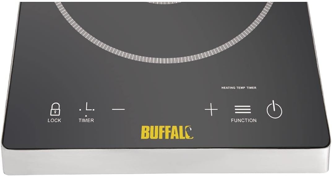 Close-up of Buffalo Induction Hob control panel