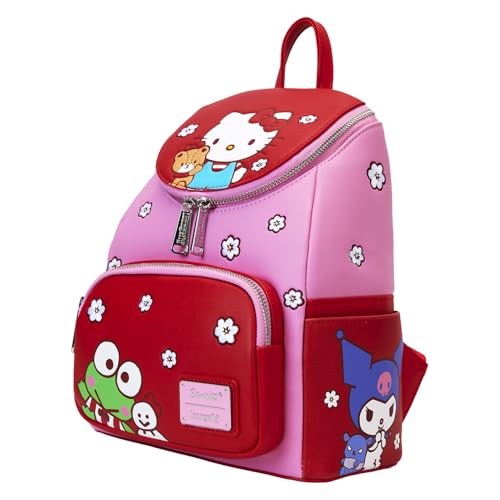 Image of Loungefly Sanrio Hello Kitty & Friends Color Block Mini Backpack