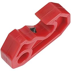 Candado Para Breaker Master Lock Bloqueo de disyuntor Universal en Miniatura S2393, Rojo, 12.7 cm x 8.3 cm x 1.8 cm
